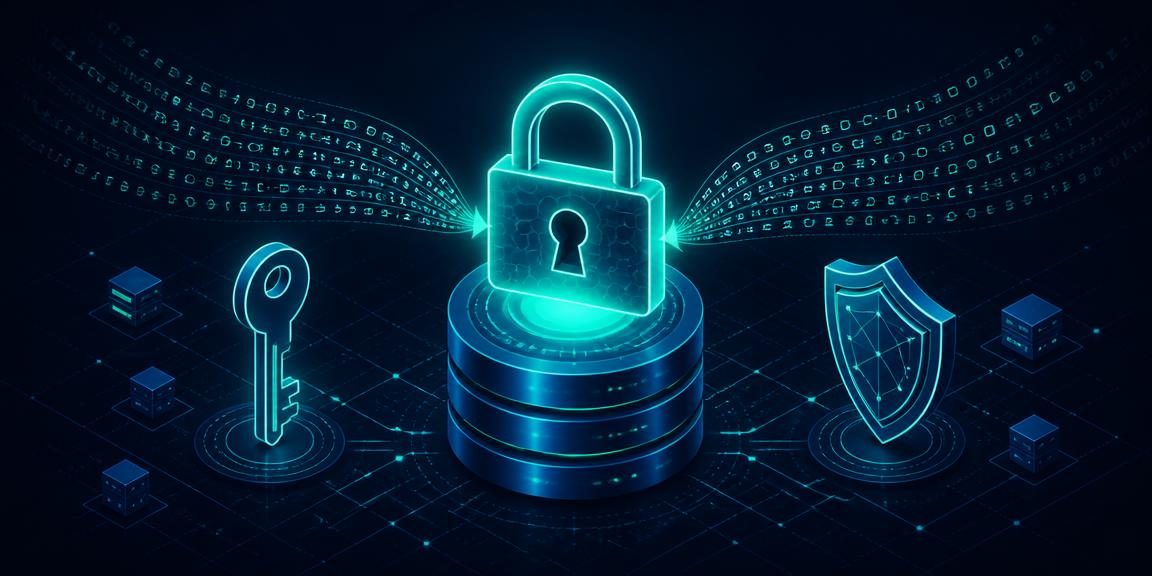 Cover artwork for Data Protection & Encryption, an intermediate-level Data Security course with 7 modules and 11 hands-on labs.